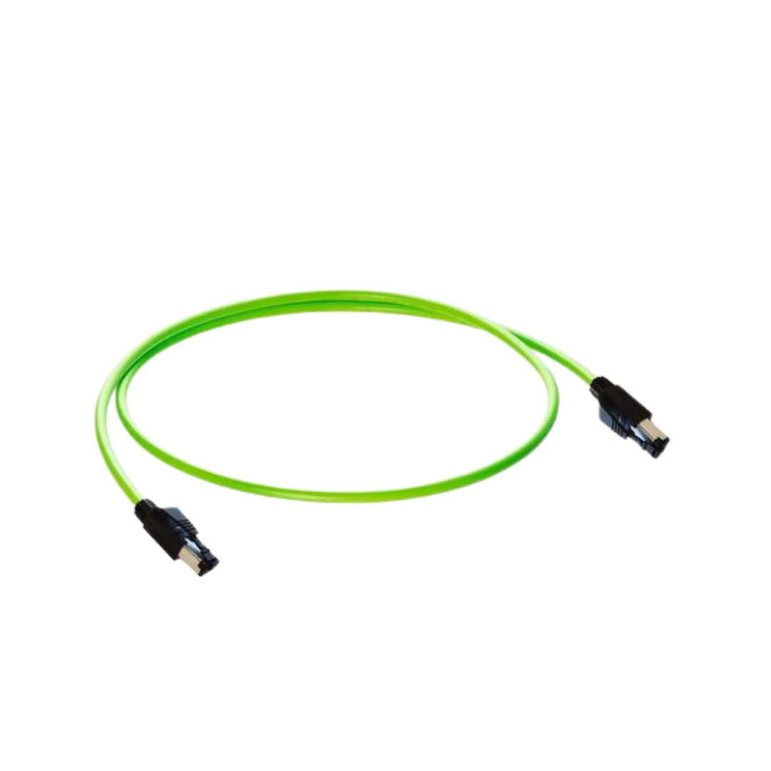 RJ45 RJ45 data cable PUR green Ethernet